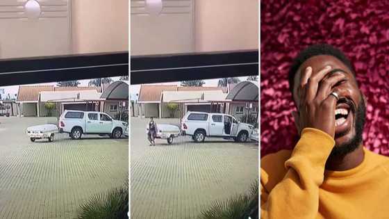 Muscles over mentals: Guy picks up whole trailer after struggling to reverse it