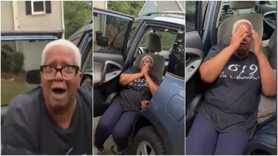 Mom bursts into tears of joy in video as daughter who has been away for years shows up unannounced, many react