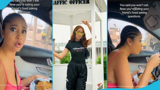 Ghanaians praise Sister Derby's beauty as she eats Indomie gracefully in video