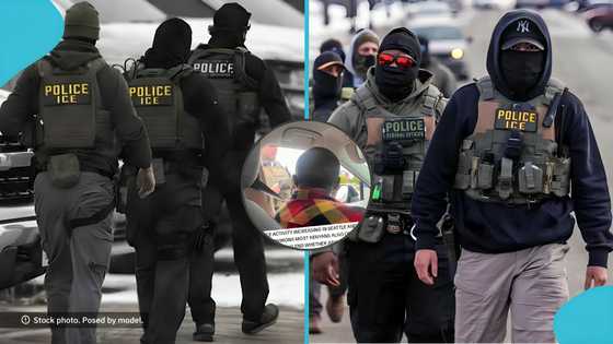 Video captures tense moment Kenyan man was arrested by ICE officers in the US