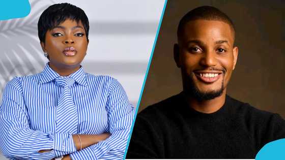 Nollywood actress Funke Akindele breaks down, mourns Alexx Ekubo