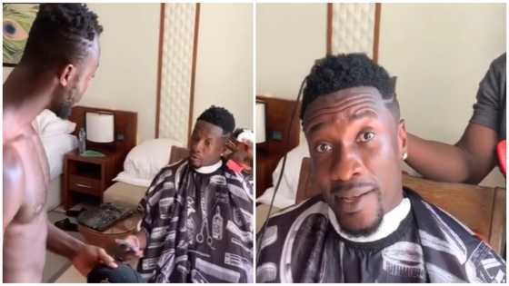 Asamoah Gyan Shares Old Video With Kwabena Owusu; gets Ghanaians laughing uncontrollably