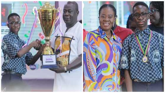 13-year-old JHS 1 Ghanaian boy beats his seniors to win national literacy challenge