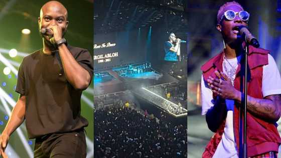 Crowd goes gaga as King Promise joins Wizkid at O2 Arena in London for Made in Lagos Concert