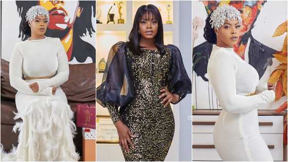 TV3 presenter Ayisha Yakubuu breaks the internet with stylish gown in birthday photos