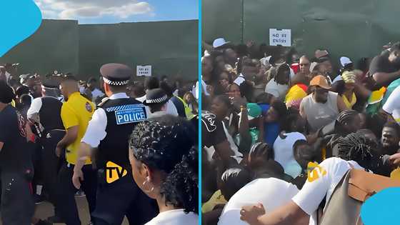 Chaos as Ghana Party in the Park ends abruptly after stampede in London causes several injuries, video emerges