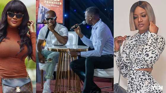 After meeting her ex-boyfriend; Sandra Ankobiah surprises many as she buys King Promise's album for GHC 10k