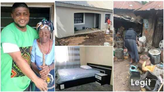 Man who was given 6 eggs by kind old woman builds nice house for her in return