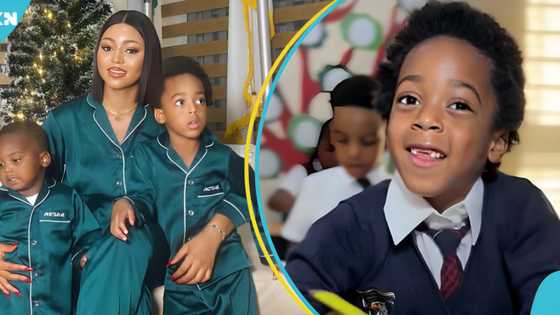 Regina Daniels begs sons' school to keep them safe amidst emotional separation from Ned Nwoko