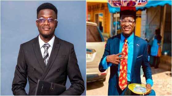 Accra Technical University: Meet Ernest Antwi, the street hawker who has announced his intent to vie for an SRC position