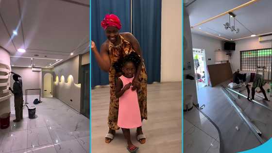 Fella Makafui renovates a new store for her brand, shares progress in a video