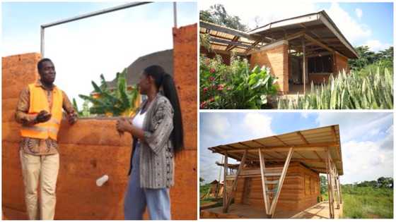 Ghanaian man builds affordable houses using rammed earth