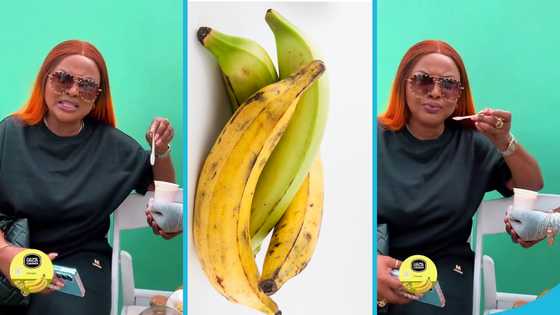 McBrown tastes plantain ice cream for the first time, her priceless reaction awes many