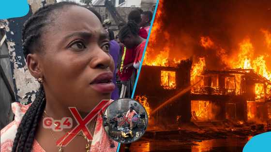 Tudu fire: Emotional scenes as trader sifts through debris to salvage remaining goods
