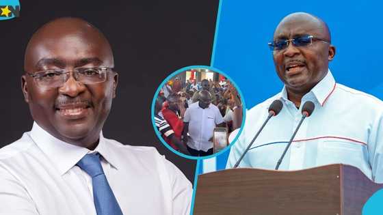 Dr Bawumia shows off energetic Agbadza dance with supporters in Volta Region