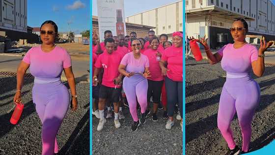 McBrown flaunts fine curves in gym wear, dances to Jejereje in video, peeps react
