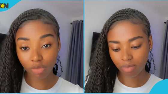 Ghanaian lady cries out, begs men to stop professing love to her, video causes stir