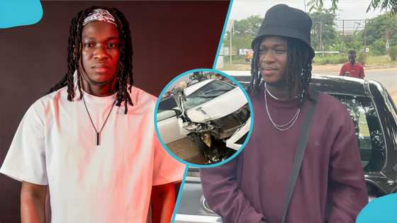 Rapper Koo Ntakra involved in severe car accident, shares update on his health condition