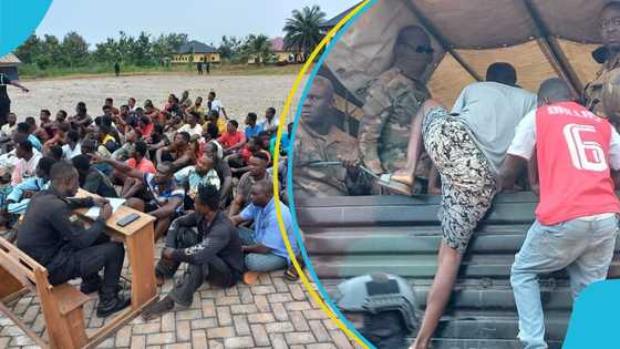 513 suspects arrested in joint military-police swoop in Ahafo Region
