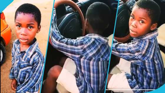 Video of Ghanaian man blessing 5-year-old boy he saw staring at his car goes viral: "You will buy one before age 30"