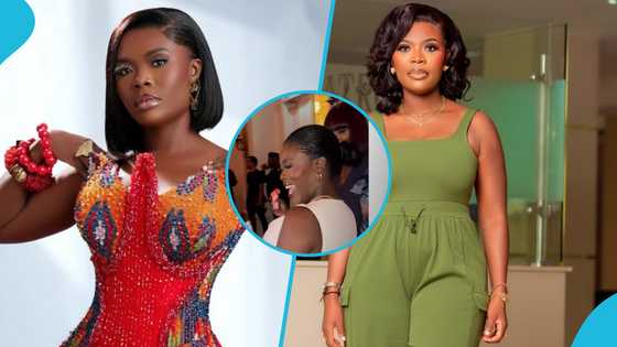 TV host Delay faces backlash over her hairstyle at EMY Africa UK event: "Woti style nu yɛ local dodo"