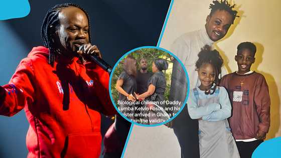 Daddy Lumba's older children return from abroad to Ghana to mourn their father after his demise, video