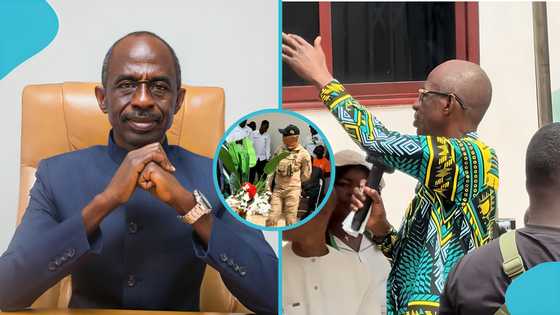 NDC's Asiedu Nketia scolds security officers conversing with girls while on duty, video