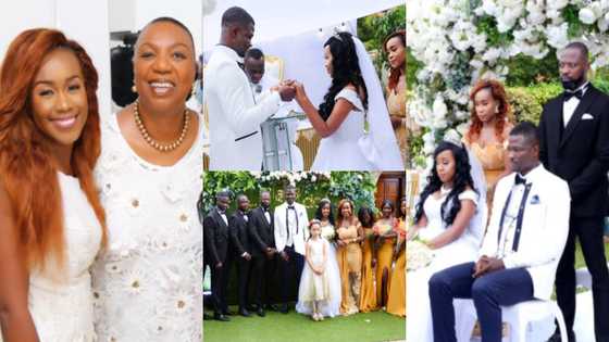 Lawyer Amanda Clinton's identical twin sister marries fiancé; beautiful photos emerge