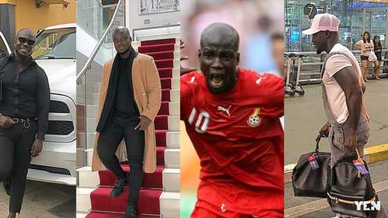 Rare photos of Stephen Appiah's beautiful pop up