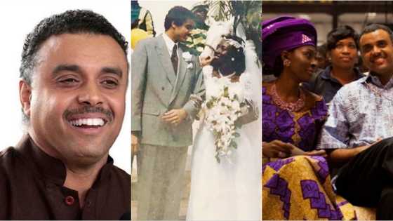 Throwback wedding photo of Dag Heward-Mills and wife Adelaide from 30 years ago goes viral