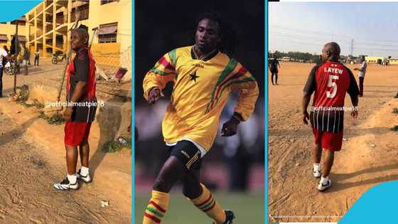 Abedi Pele's brother Kwame Ayew looks handsome in his old age, his look excites Ghanaians
