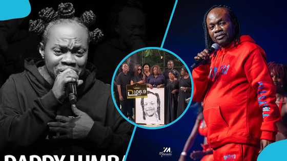 Daddy Lumba's family receives his special birthday live painting gift after his demise, video