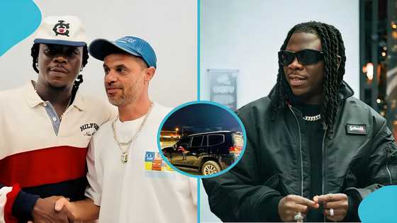 Ghanaian businessman and philanthropist Mohammed Raii causes stir as he gifts Stonebwoy brand new car