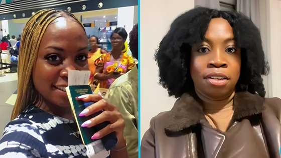 Ghanaian lady who joined Hallelujah Challenge last year relocates abroad
