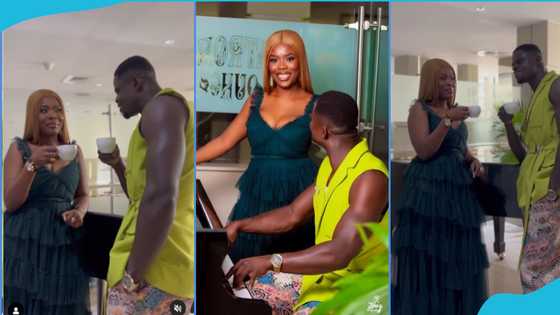 Freezy Macbones has tea with Delay after proposing love to her in sweet video