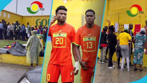 Ghana Vs Liberia: Ghanaians defy the rain, buy tickets to watch the Black Stars at Accra Sports Stadium