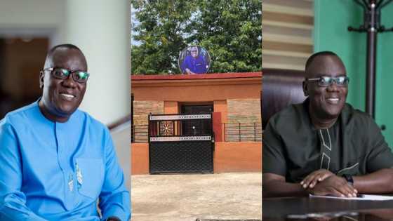 Photo of NPP's Sir John's 'mansion' tombstone pops up ahead of his burial