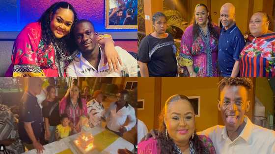Beautiful videos drop as actress Vivian Jill holds her 38th birthday party with her father and siblings