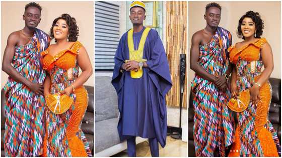 “Money sweet”: Lil Win shares first photos, video from traditional wedding with his baby mama; fans react