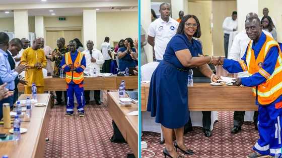 Salifu Ibrahim: Zoomlion Ghana rewards its honest worker who returned missing GH¢20K