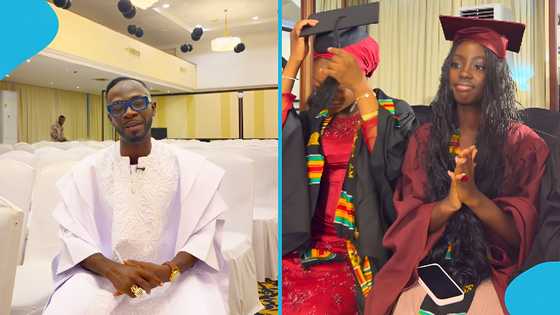 "This made us proud": Okyeame Kwame shares special family moment with daughter Sante