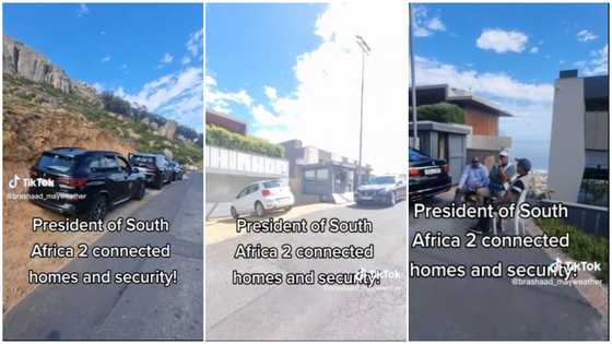 Man shows off South African President Cyril Ramaphosa's 2 connected stunning homes