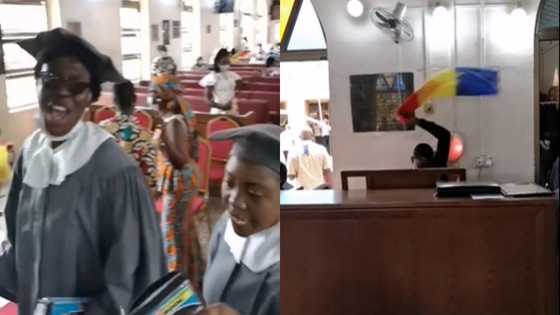 Video of church choristers singing Hearts of Oak anthem surfaces after victory
