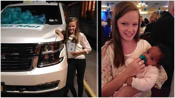 13-year-old girl wins new SUV worth over GHc419k, donates all to single parents struggling in life