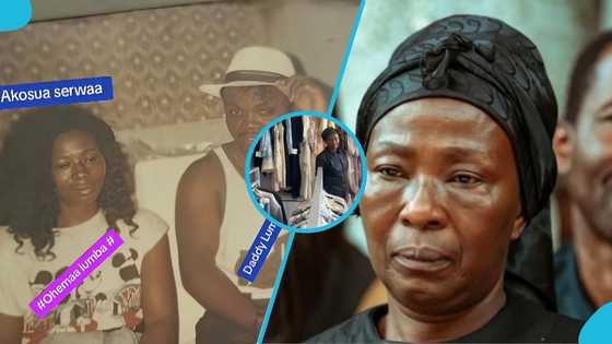 Daddy Lumba’s first wife Akosua Serwaa looks young and radiant during visit to Mandy Agyapong’s boutique