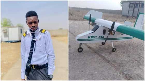 Young university student builds small aeroplane, hopes to become pilot in future