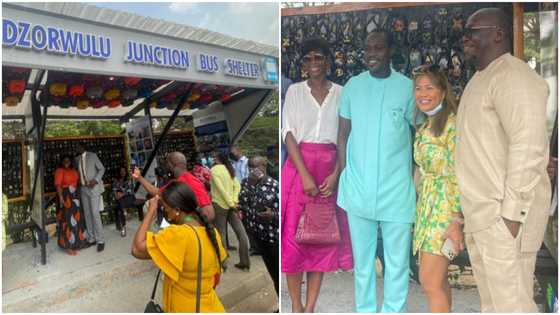 Mckingtorch Africa commissions Ghana's 1st solar-powered bus shelter made from plastic waste