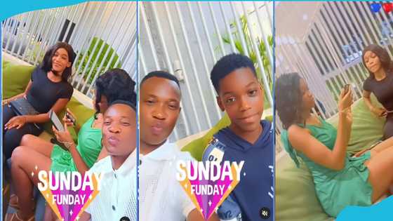 John Paintsil flaunts his three beautiful children in cute video