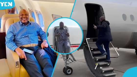 Video of Ibrahim Mahama's new private jet trends, Ghanaians hail him