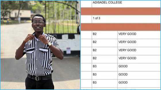 WASSCE: 32-year-old man who waited 17 years to attend Adisco bags aggregate 13, photo of result slip trends